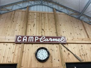camp carmel sign